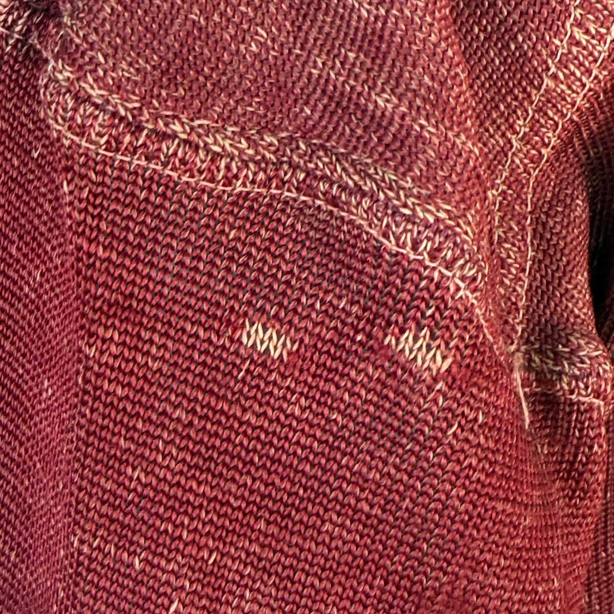 1930s/40s Maroon Rawlings Jersey, Size 42, Twill Appliqué No 82