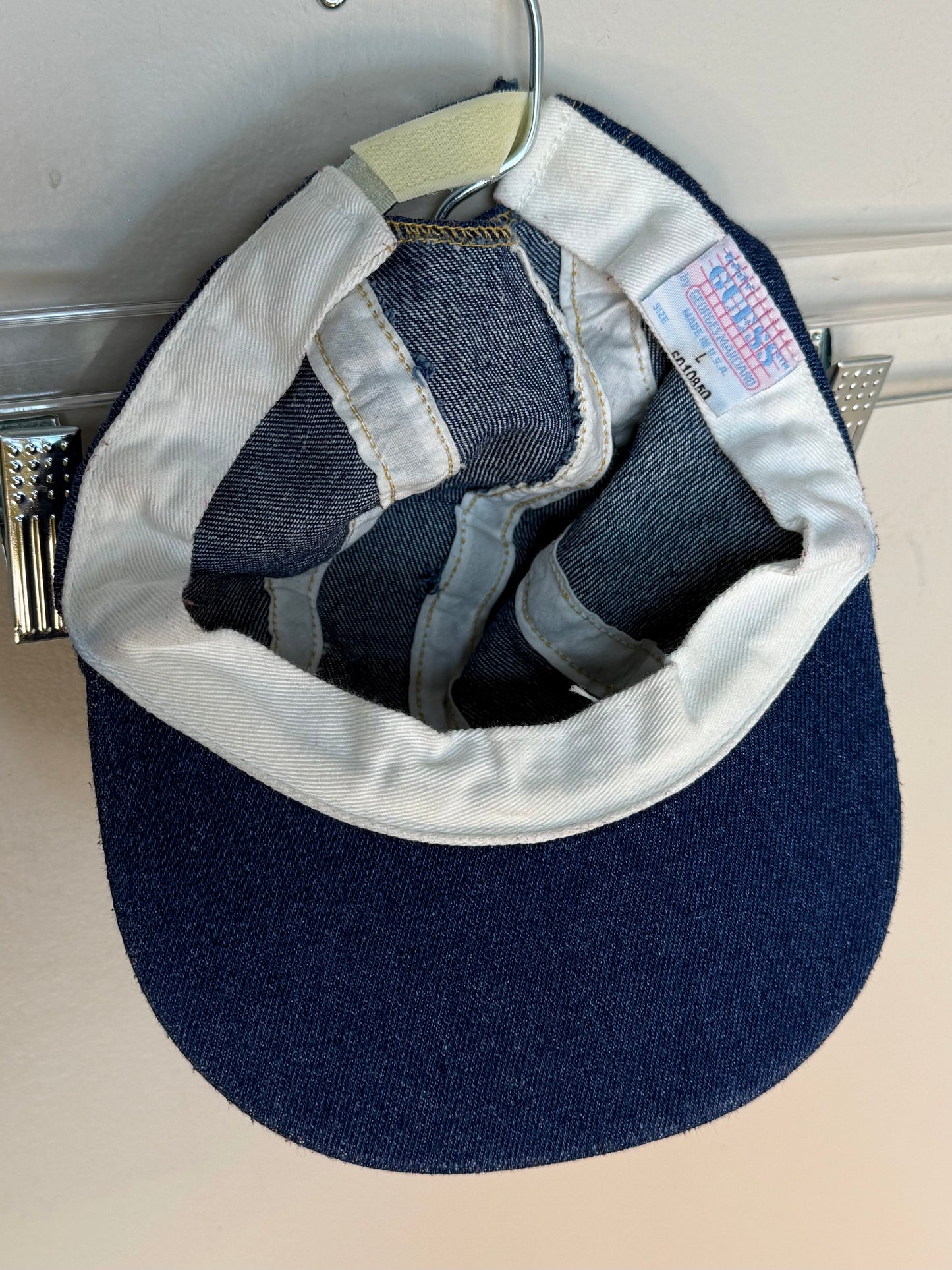 1980s/90s Denim Hat, Baby Guess by George’s Marciano, Blue Jean Cap, Adjustable