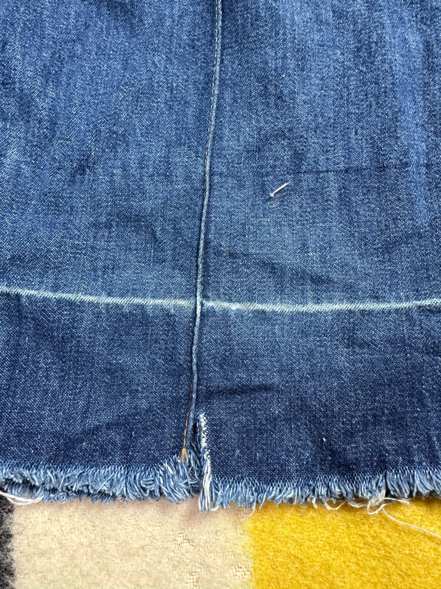 1970s Liberty Bell Bottom Blue Jeans, 38"x30.5"