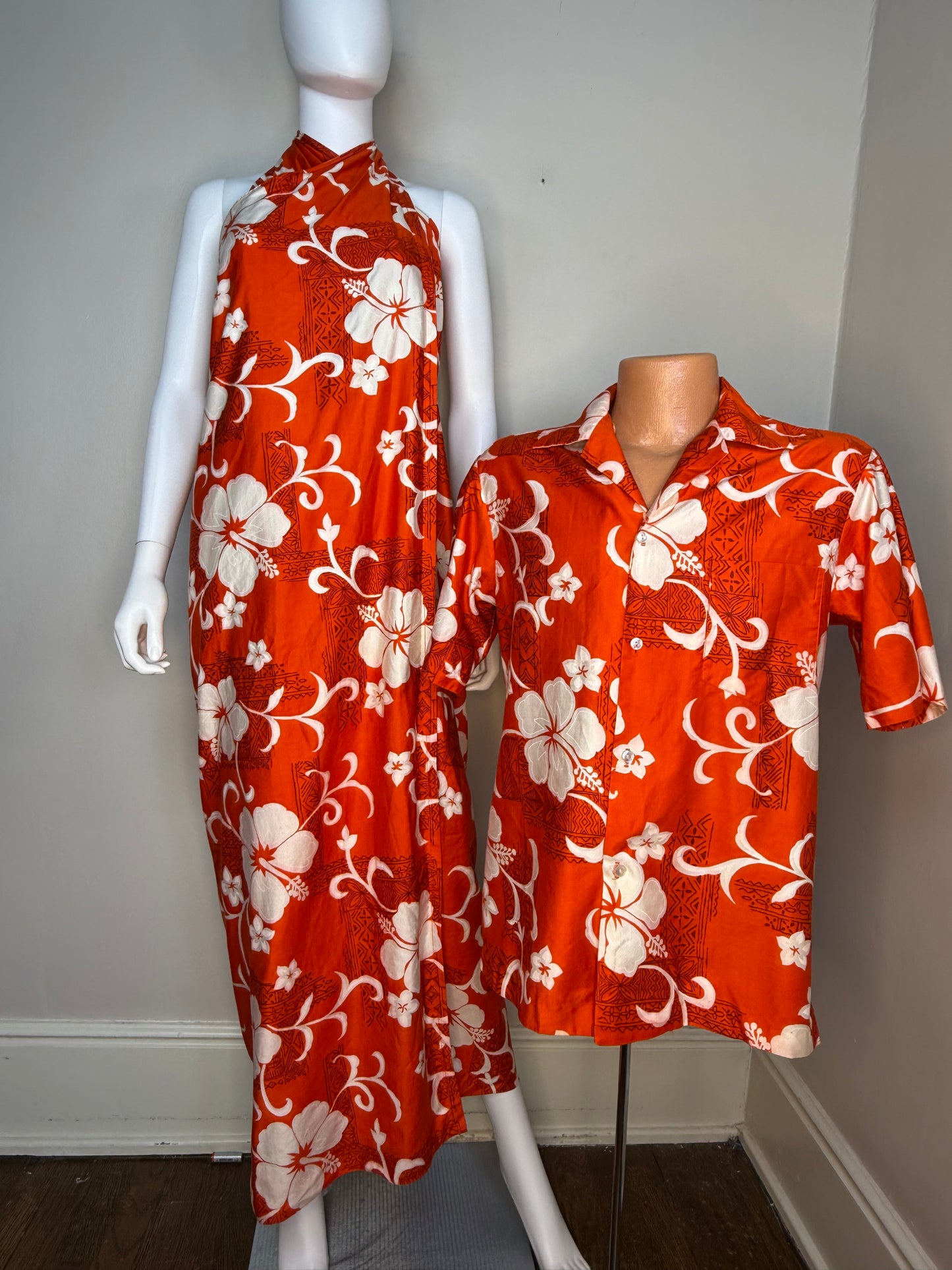 1980s Hawaiian Shirt, Cotton, Hilo Hattie Size Medium