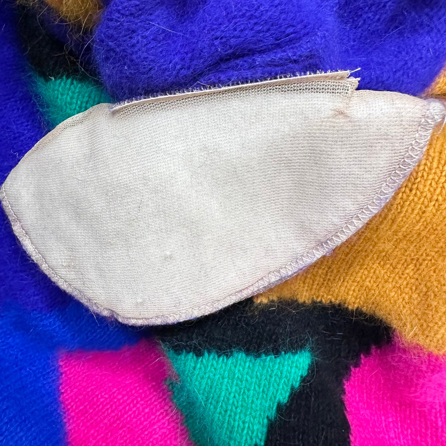 1980s Bright and Bold Angora Sweater, Rafaella Size Small