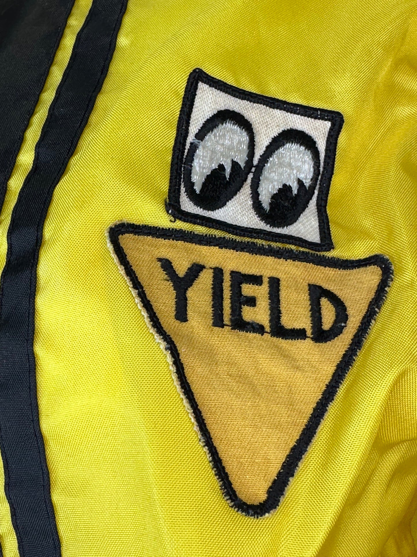 1960s Yellow Racing Jacket, Louisville Sportswear Size Large, Try It You’ll Like It, Yield