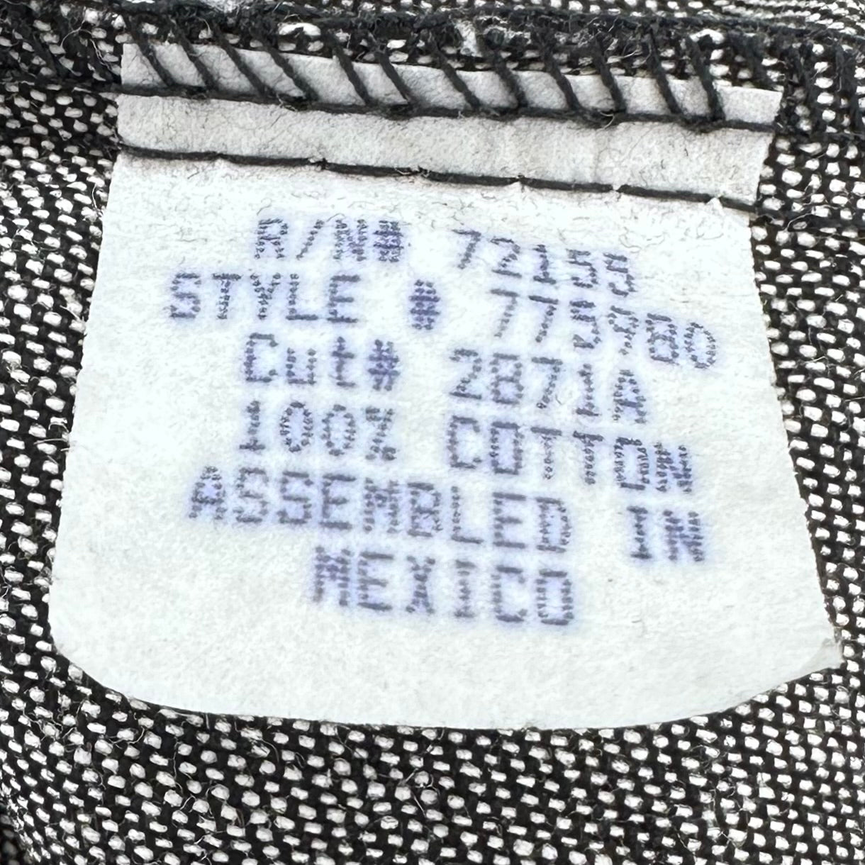 1990s Esprit Denim Tote Bag, Tomato Trademark 94107 SF Special