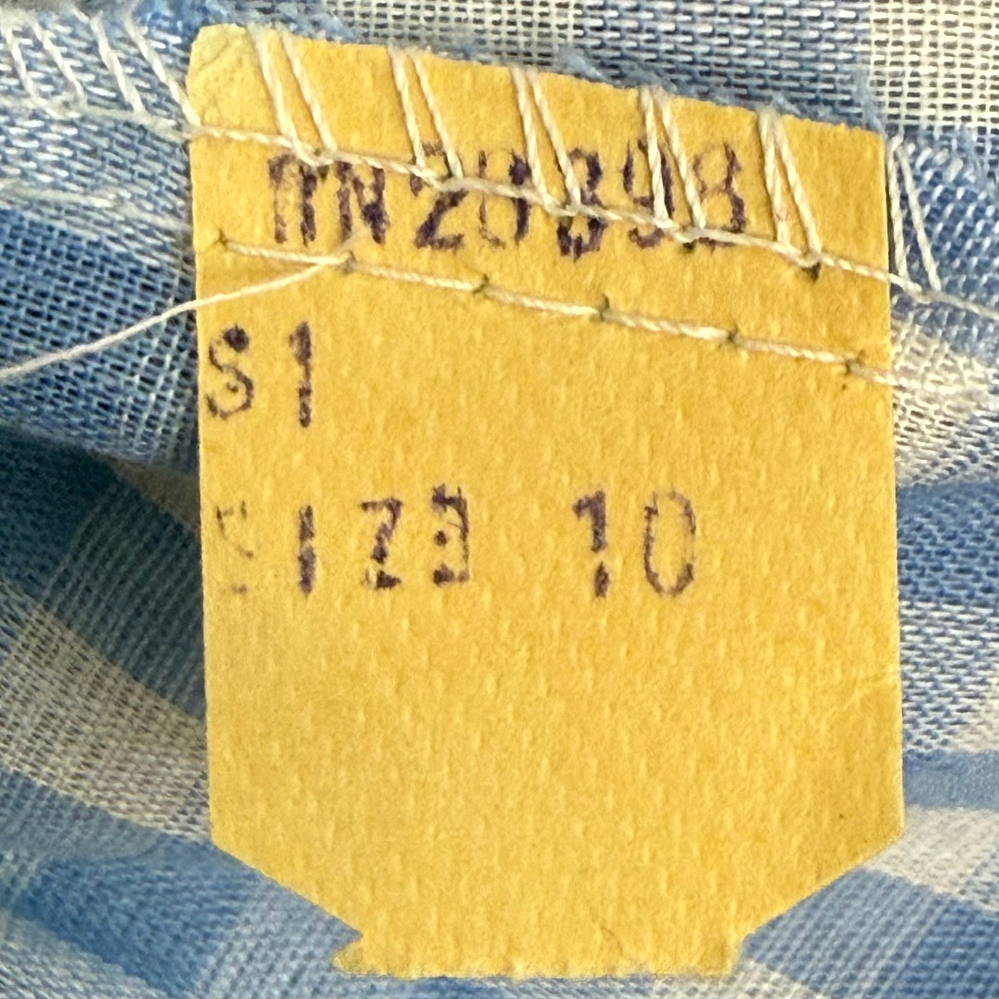 1970s Girls’ Blue Gingham Sundress with Matching Bloomers, Holiday Sportswear of Miami Size 8/10