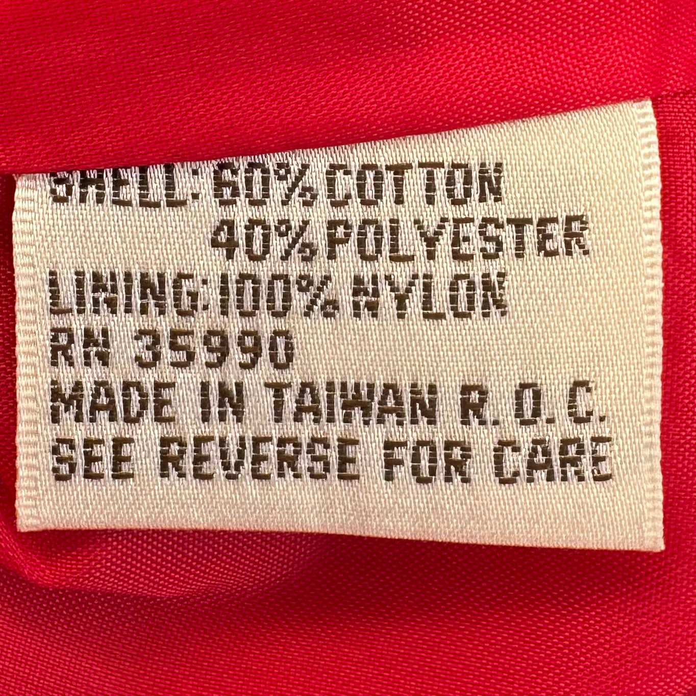 1980s Red Trench Coat, Evan-Picone Size Medium