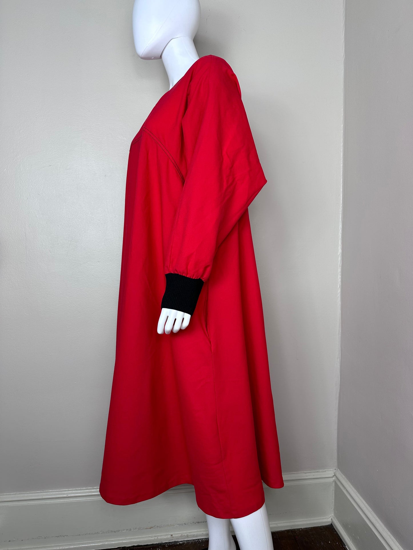 1980s Red Tent Dress, Chapter Two Size 2X-4X