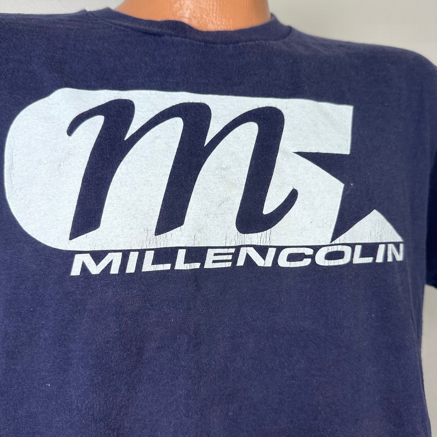 Y2K Millencolin T-Shirt, Star Logo, Delta Size Medium