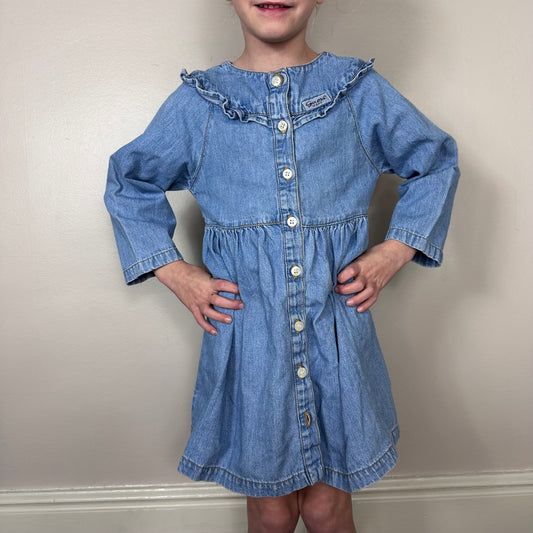 1980s/90s Baby Guess Denim Dress Size 5