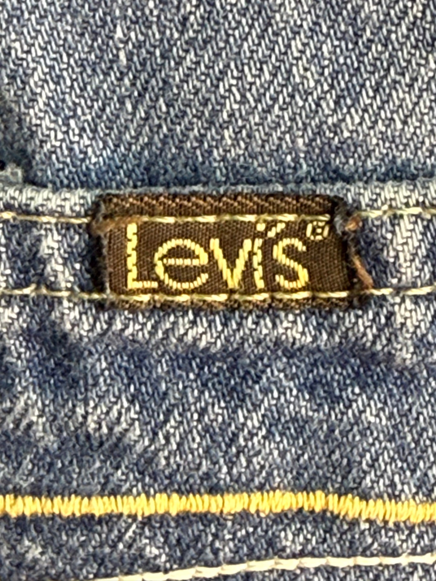 1980s Blue Jeans, Levi’s, 32"x32", Black Tab, High Rise Boot Cut