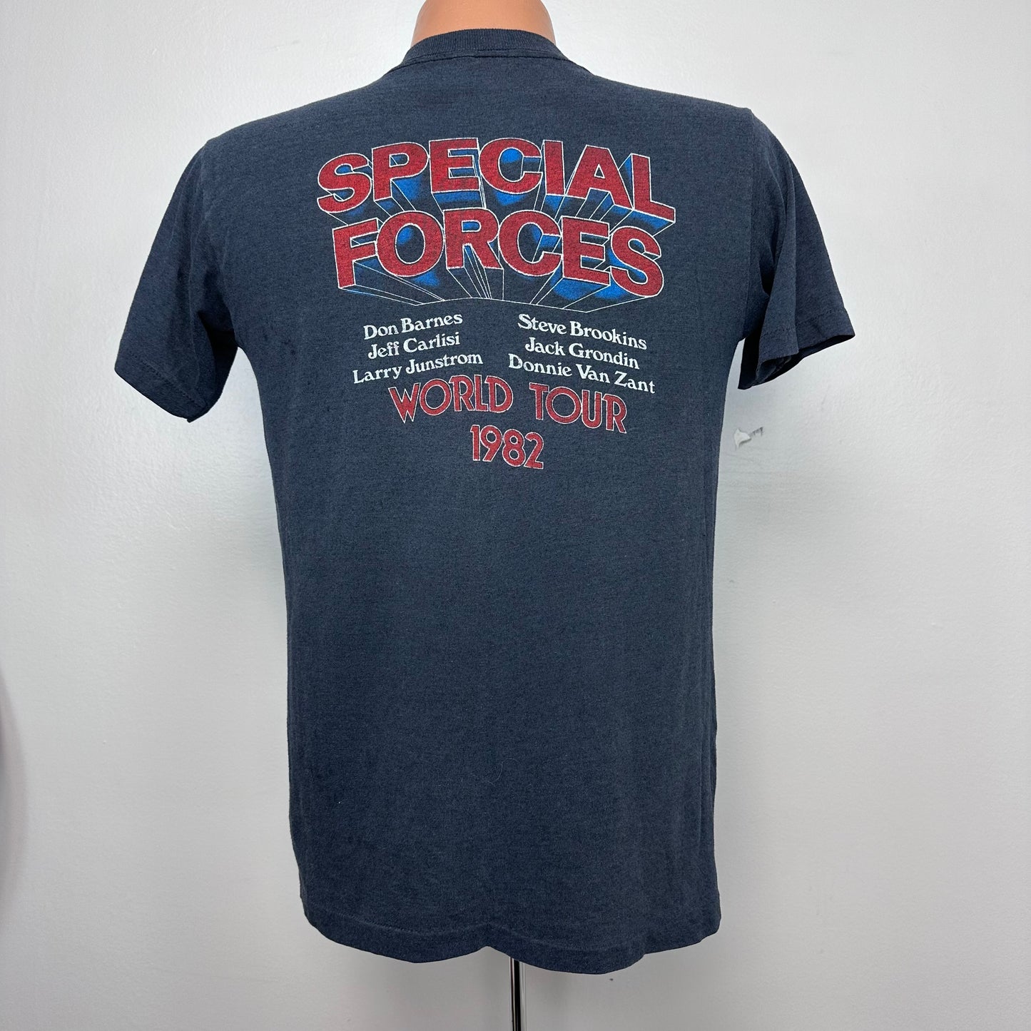 1980s 38 Special T-Shirt, Special Forces World Tour 1982, Size Medium