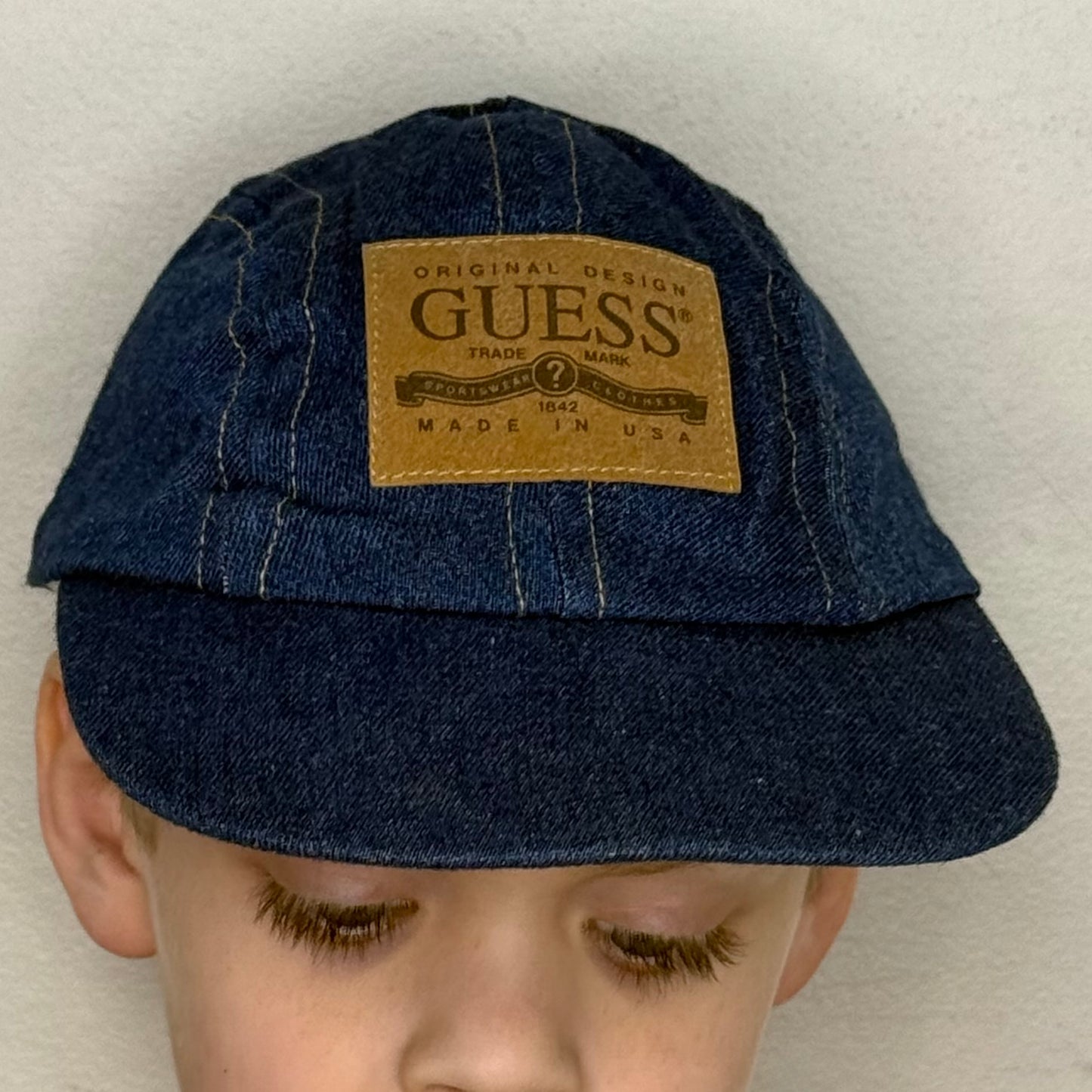 1980s/90s Denim Hat, Baby Guess by George’s Marciano, Blue Jean Cap, Adjustable