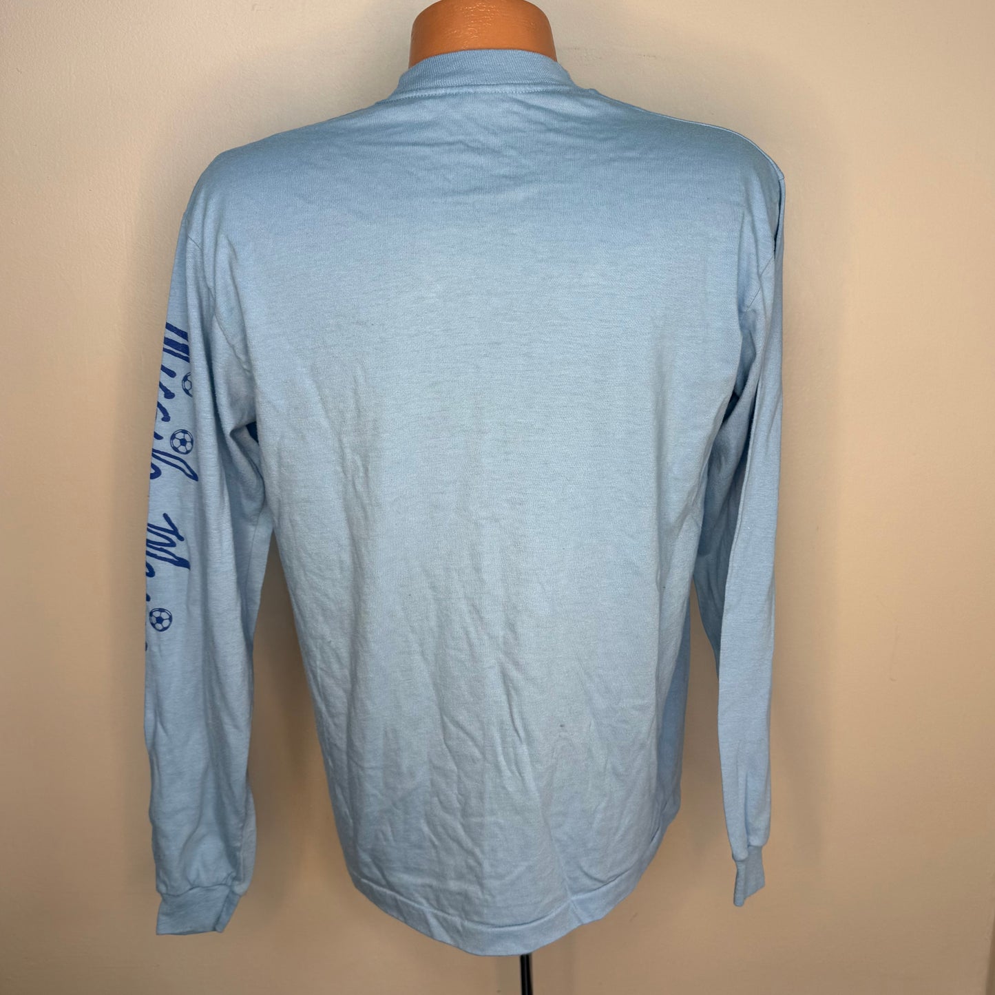 1980s Memphis Americans Long Sleeve T-Shirt, Screen Stars Size Large, MISL Soccer, Missile Maniac