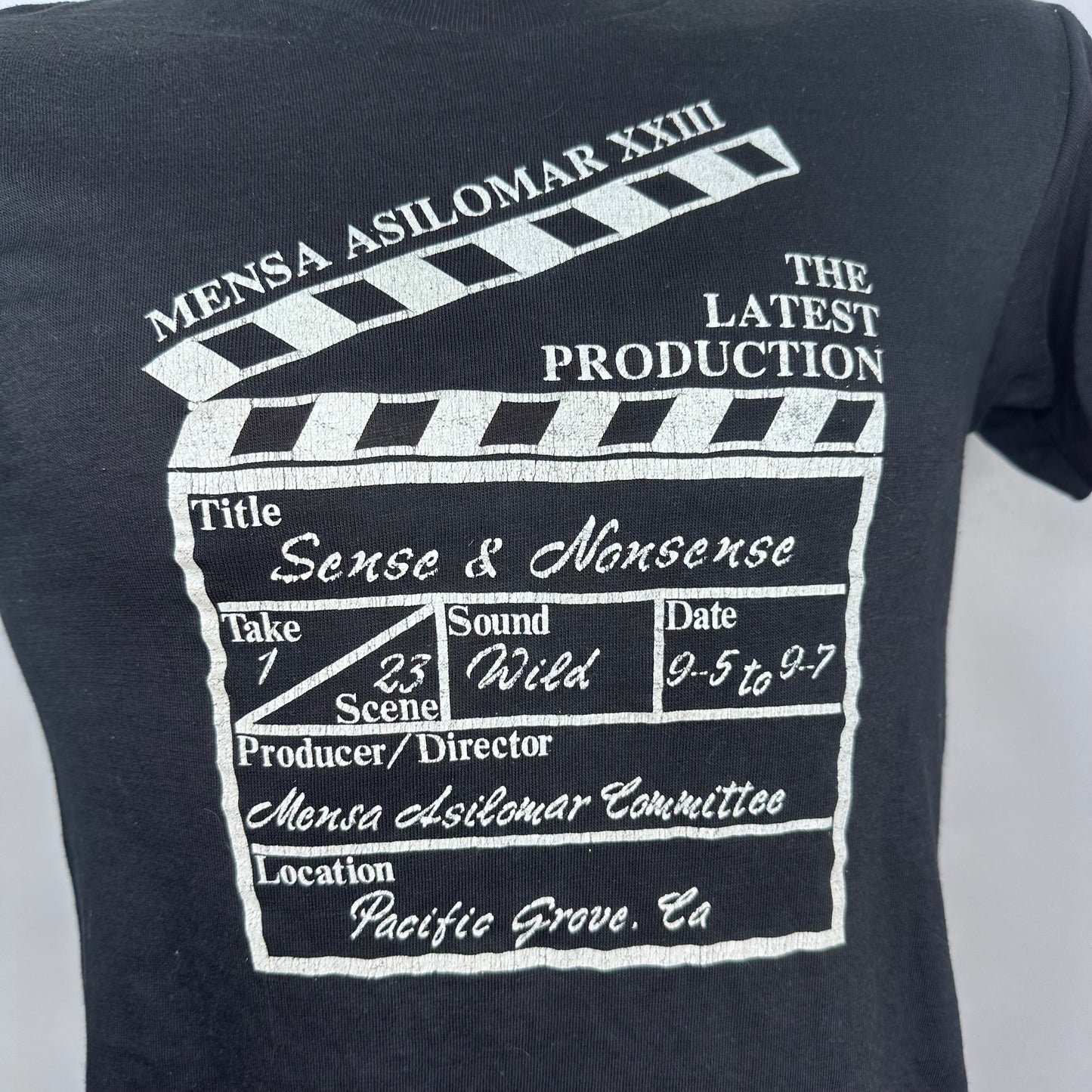 1980s Mensa Asilomar XXIII T-Shirt, Oneita Size Small