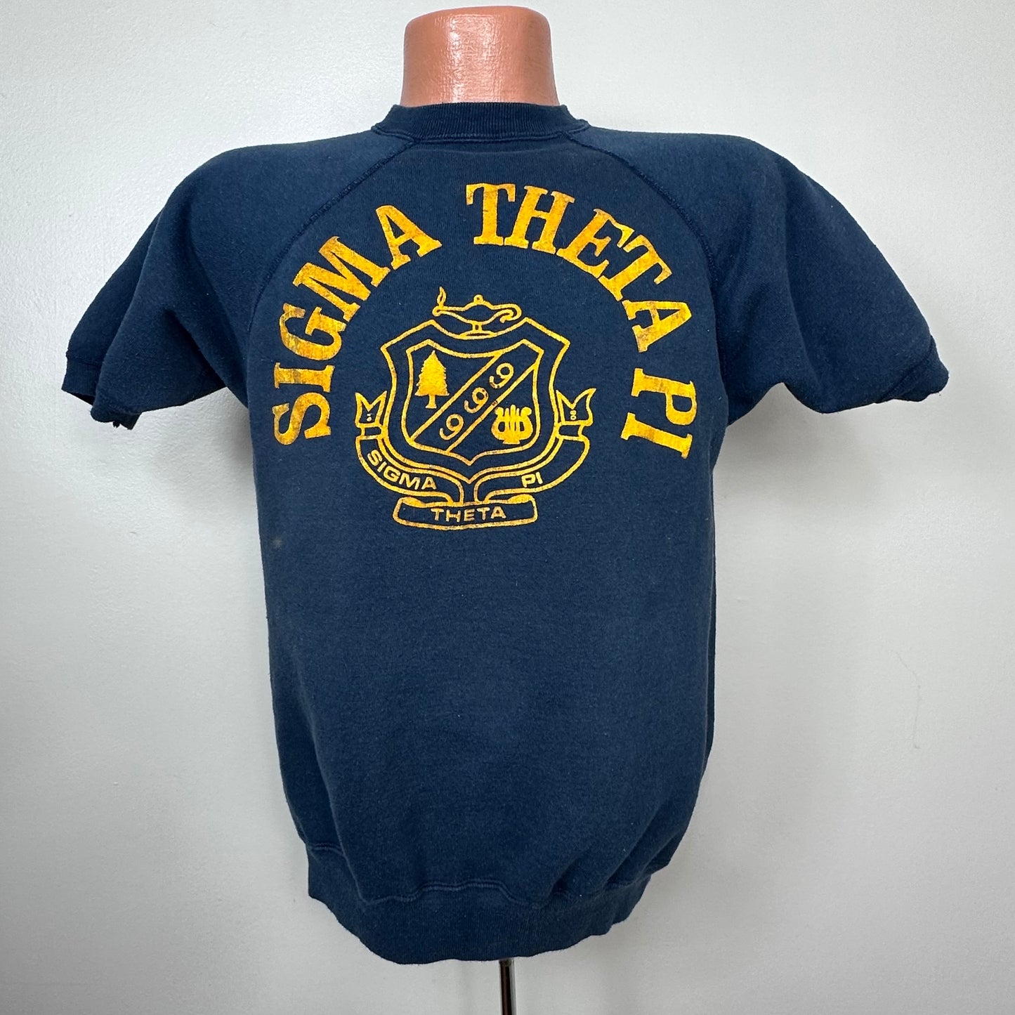 1950s Sigma Theta Pi Sorority Short Sleeve Sweatshirt, FSSC Size Large, Jewish High School Girls