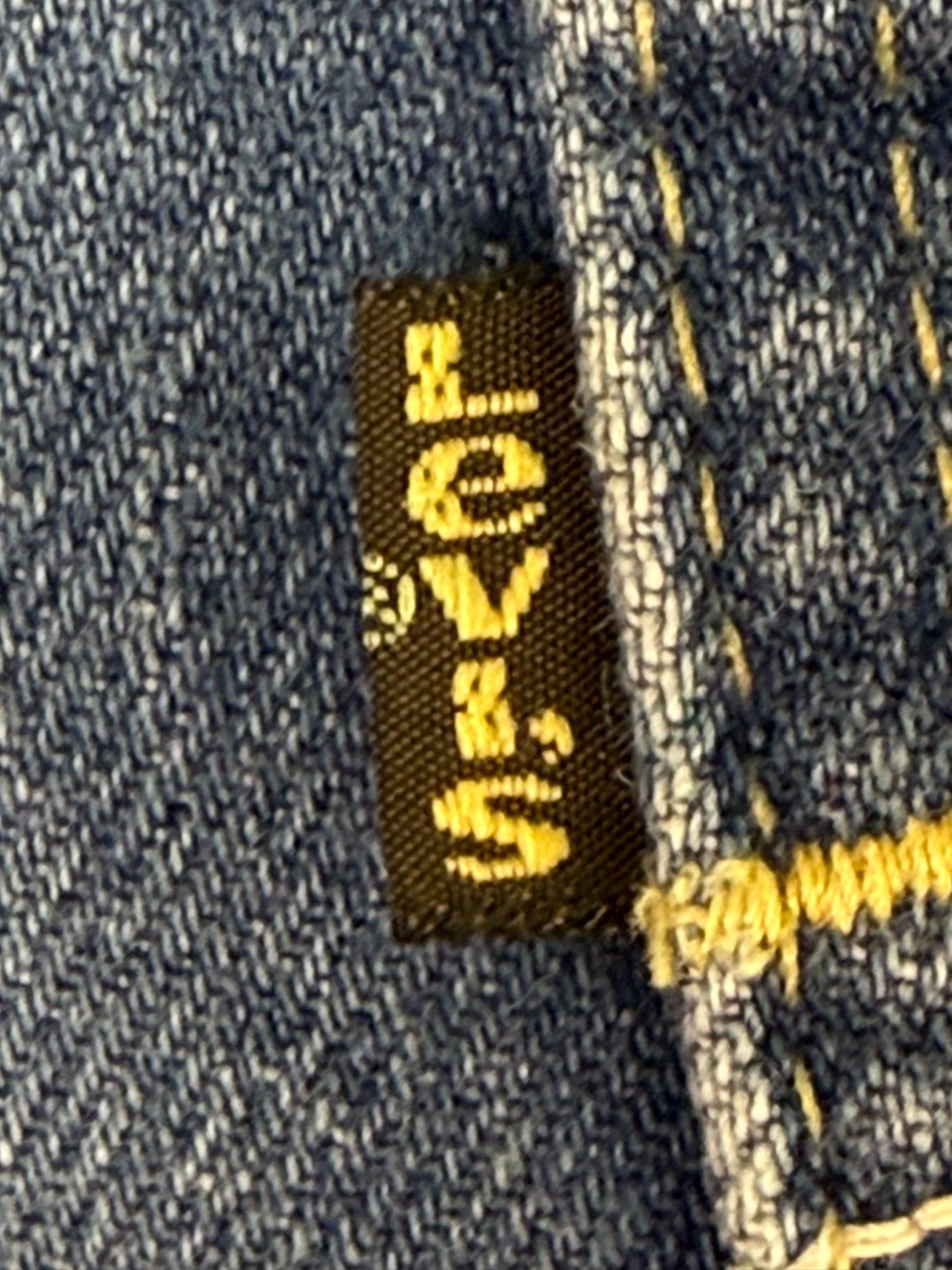 1980s Blue Jeans, Levi’s, 32"x32", Black Tab, High Rise Boot Cut