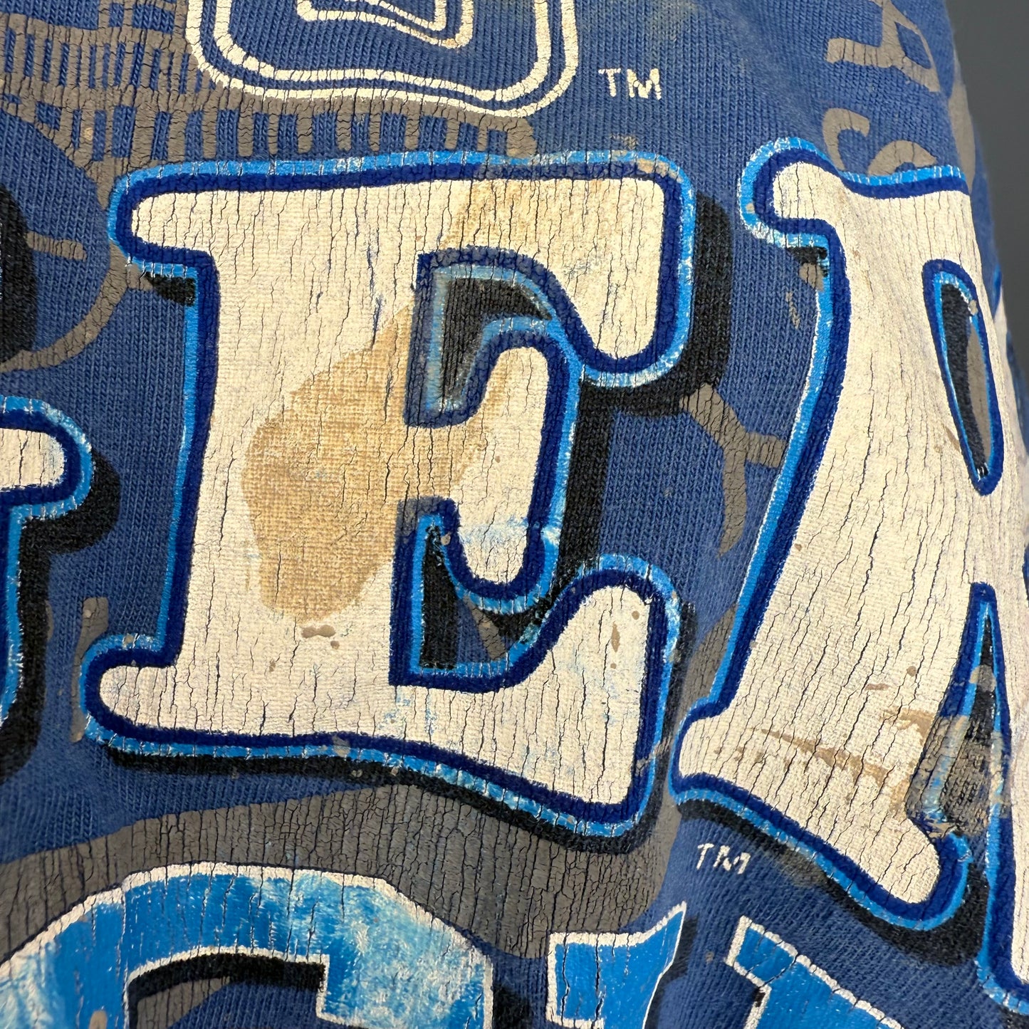 1990s Memphis State University T-Shirt, MSU Tigers, Team Edition Apparel Size Medium, Distressed