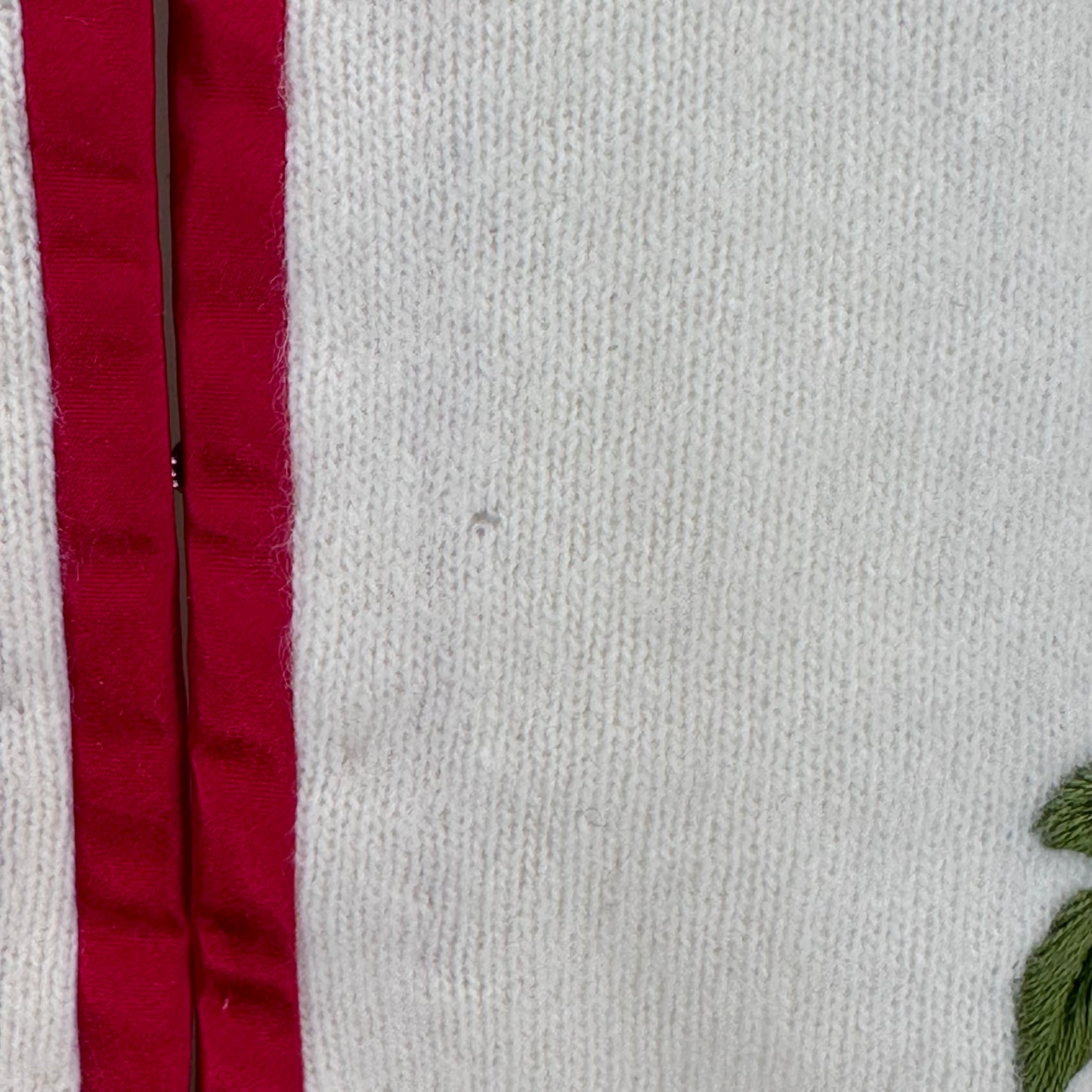 1960s Cardigan Sweater with 3D Strawberries, Doncaster Size Medium