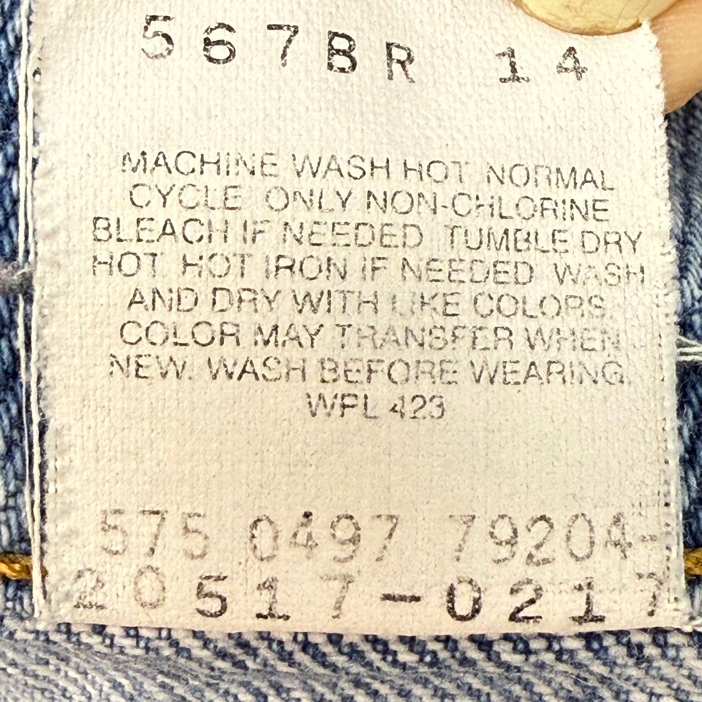 1990s Levi’s 517 Blue Jeans, 32"x31.5", High Rise Boot Cut