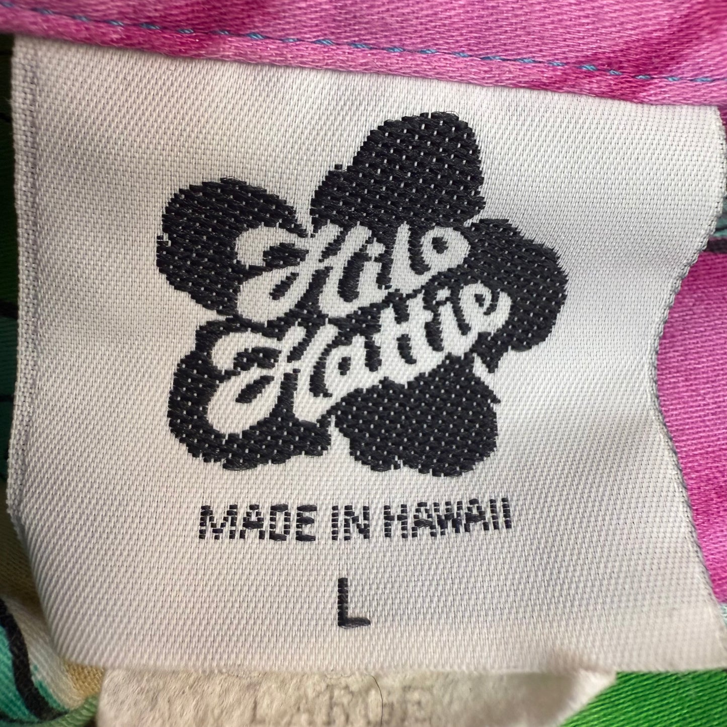1980s Hawaiian Shirt, Cotton, Hilo Hattie Size Large