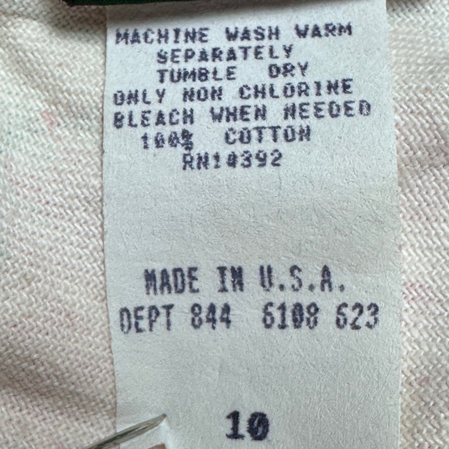 1980s Pastel Pink Floral Jeans, Hunt Club Size 2/4, 25.5"x29.5"