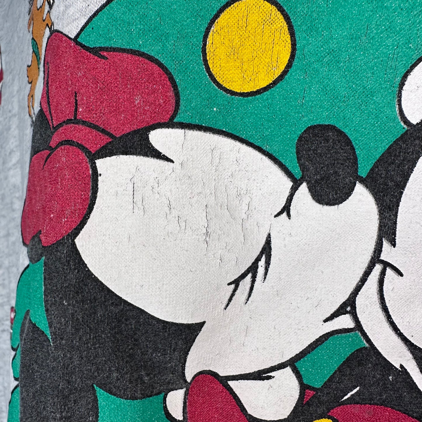1990s Mickey and Minnie Mouse Christmas Sweatshirt, Mickey Unlimited by Land'n Sea Size 3XL, Walt Disney