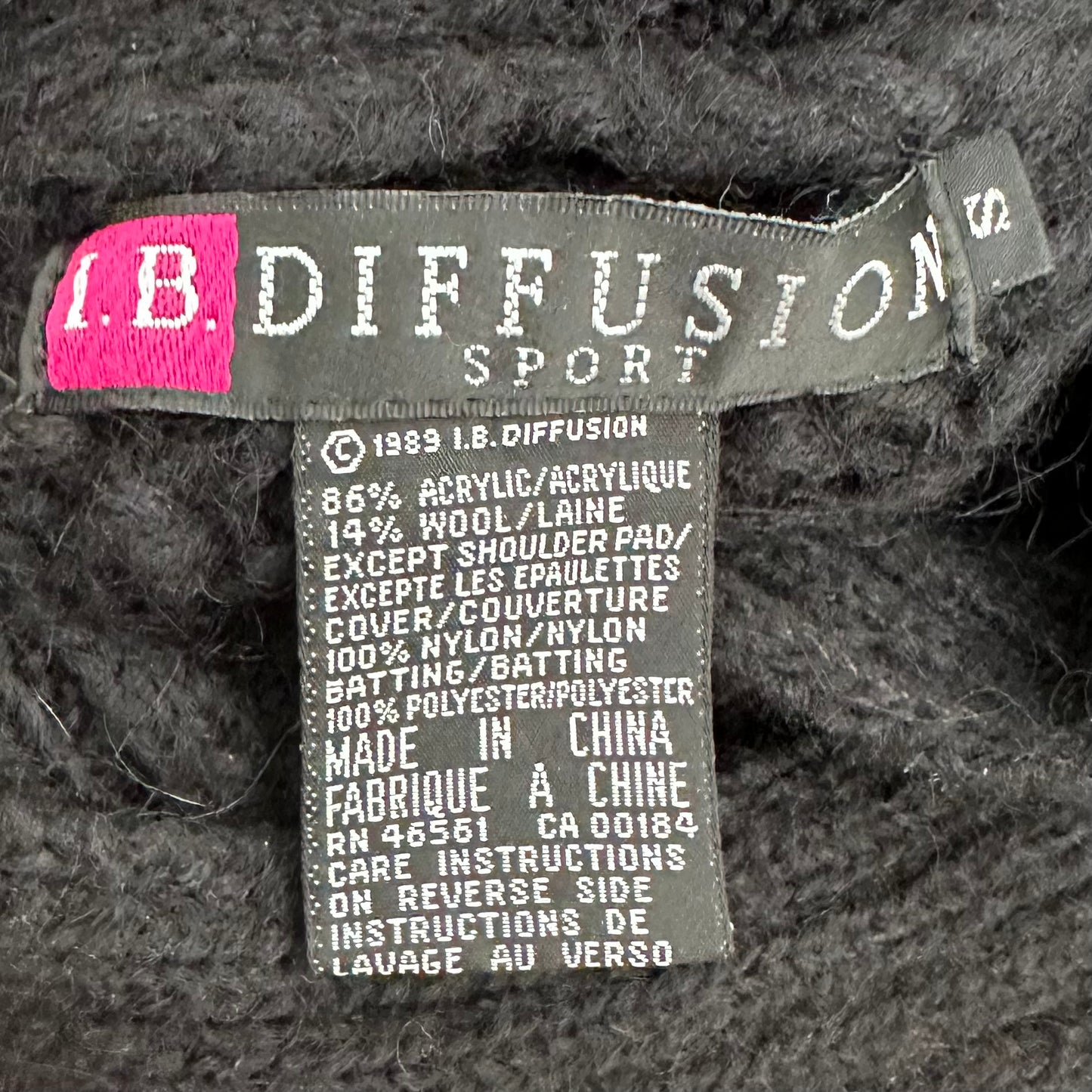 1980s Bright and Bold Sweater, I.B. Diffusion Sport Size Small