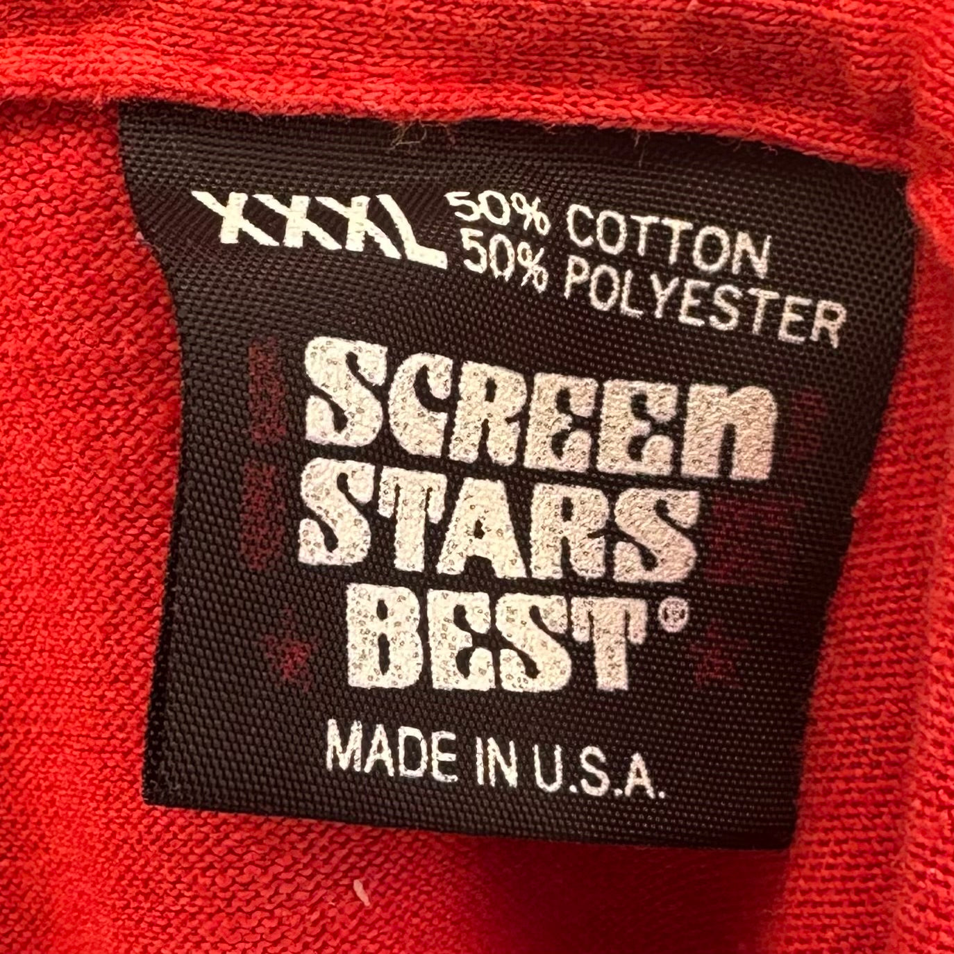 1980s/90s Distressed Christmas Bear T-Shirt, Screen Stars Best Size 3XL