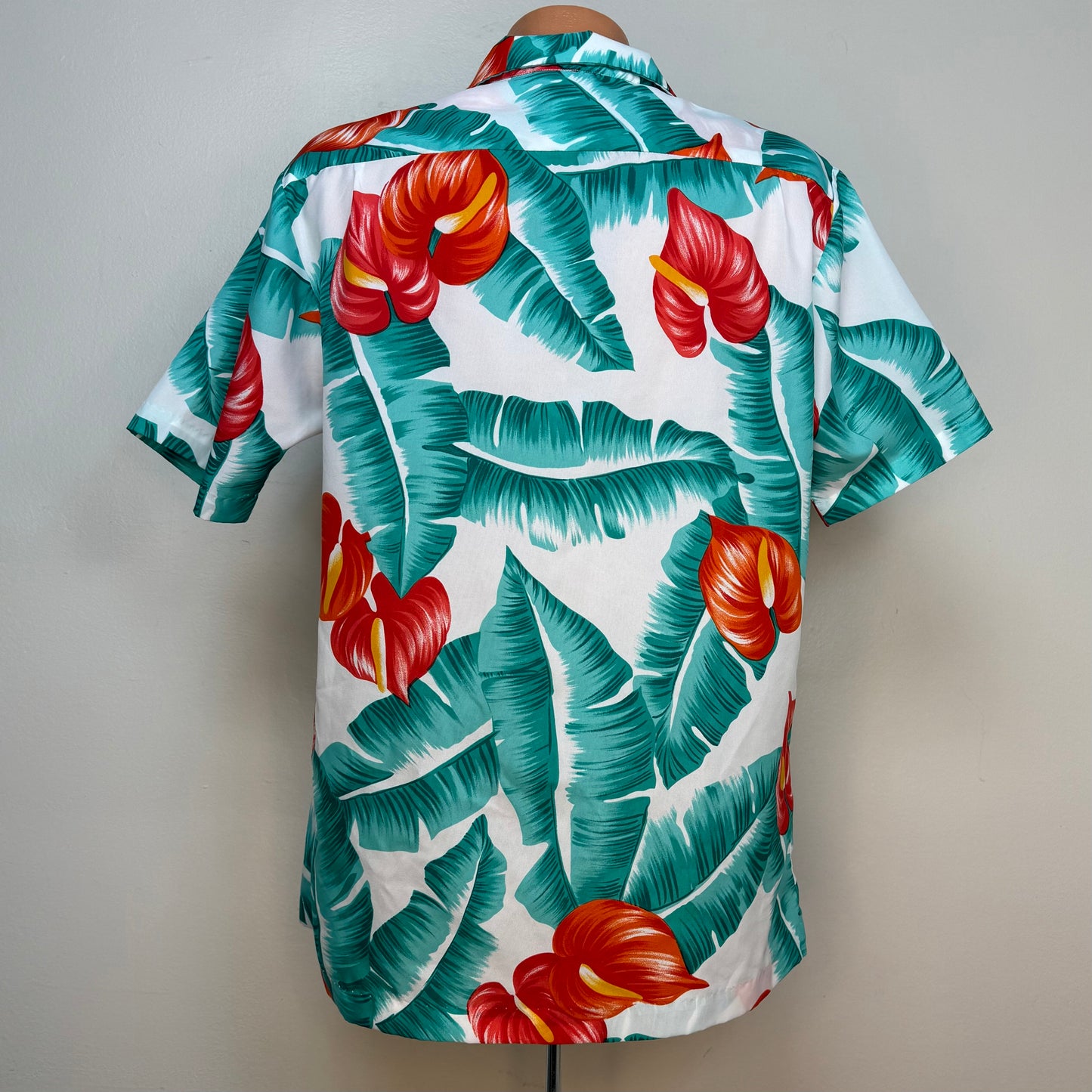1980s Hawaiian Shirt, Polyester, Hilo Hattie Size Large