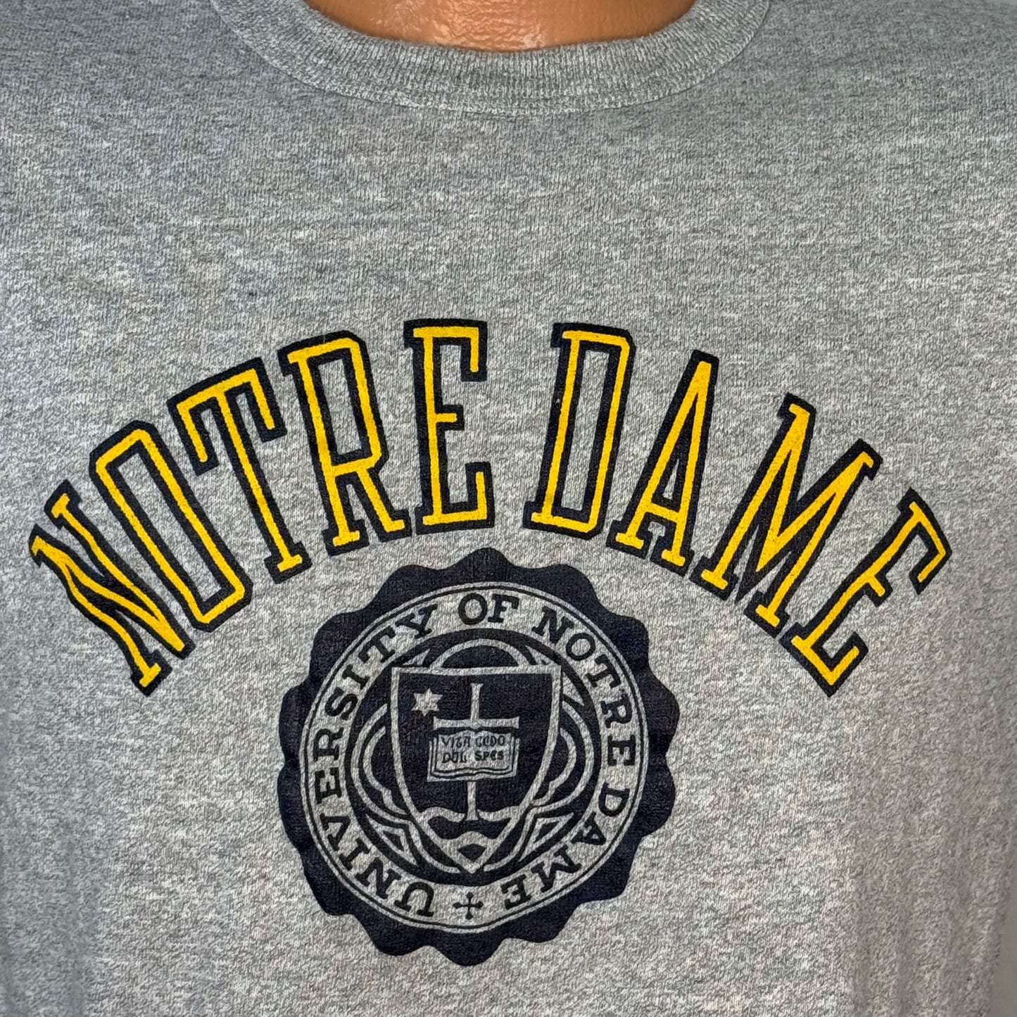 1980s University of Notre Dame T-Shirt, Champion Size Medium