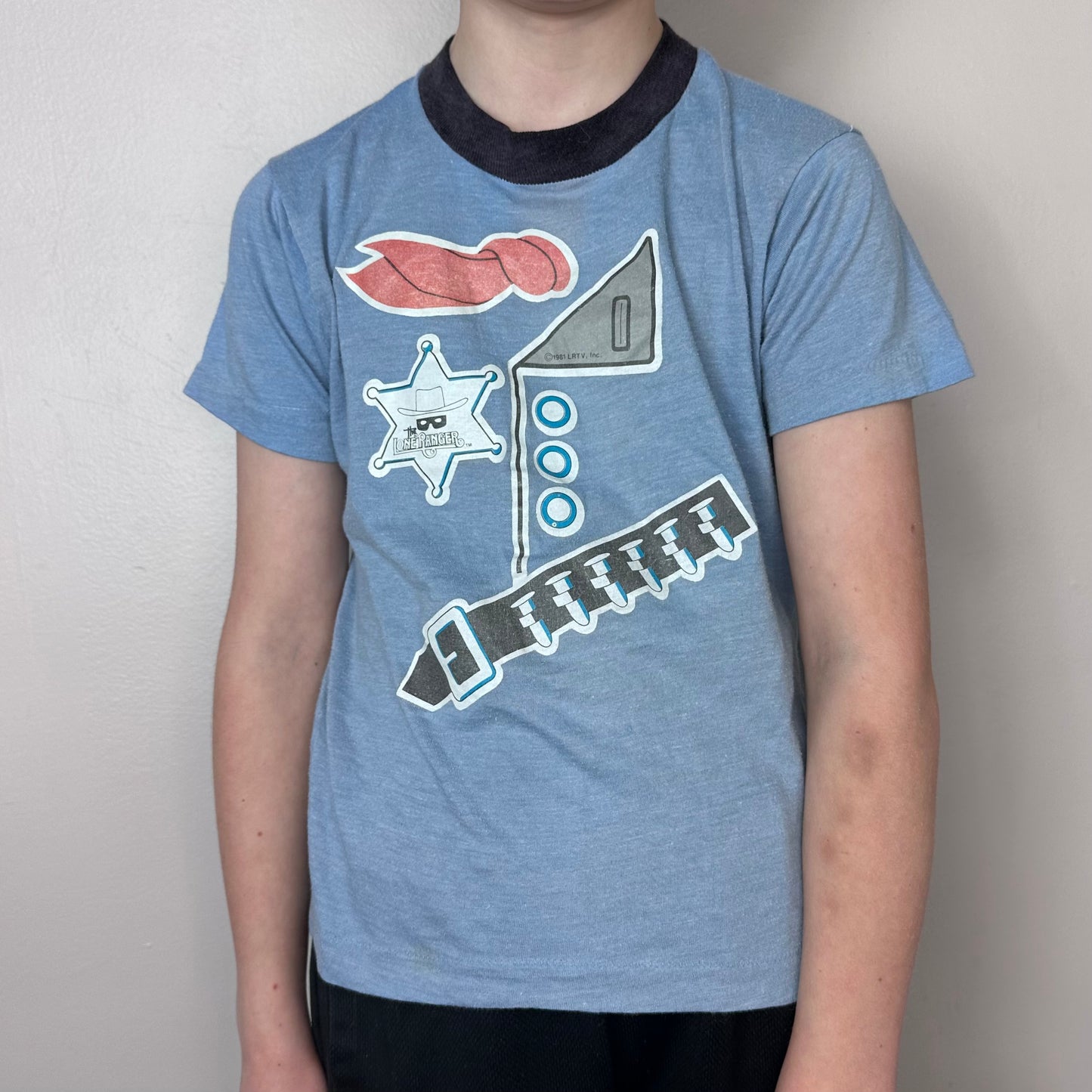 1980s The Legend of the Lone Ranger T-Shirt, Underoos Size 8