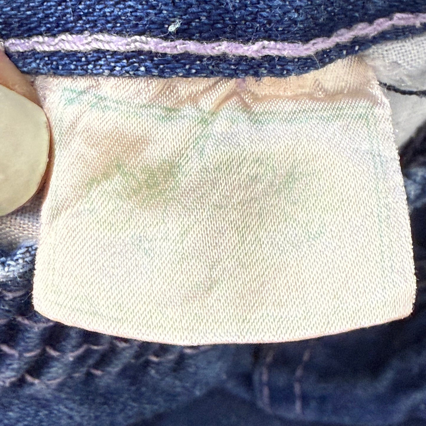 1980s Cabbage Patch Kids Blue Jeans, Embroidered Pockets