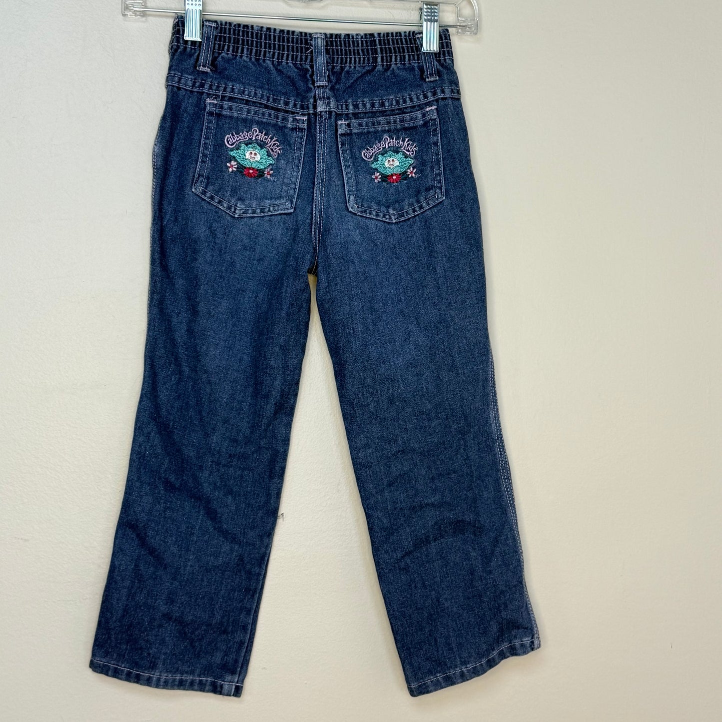 1980s Cabbage Patch Kids Blue Jeans, Embroidered Pockets