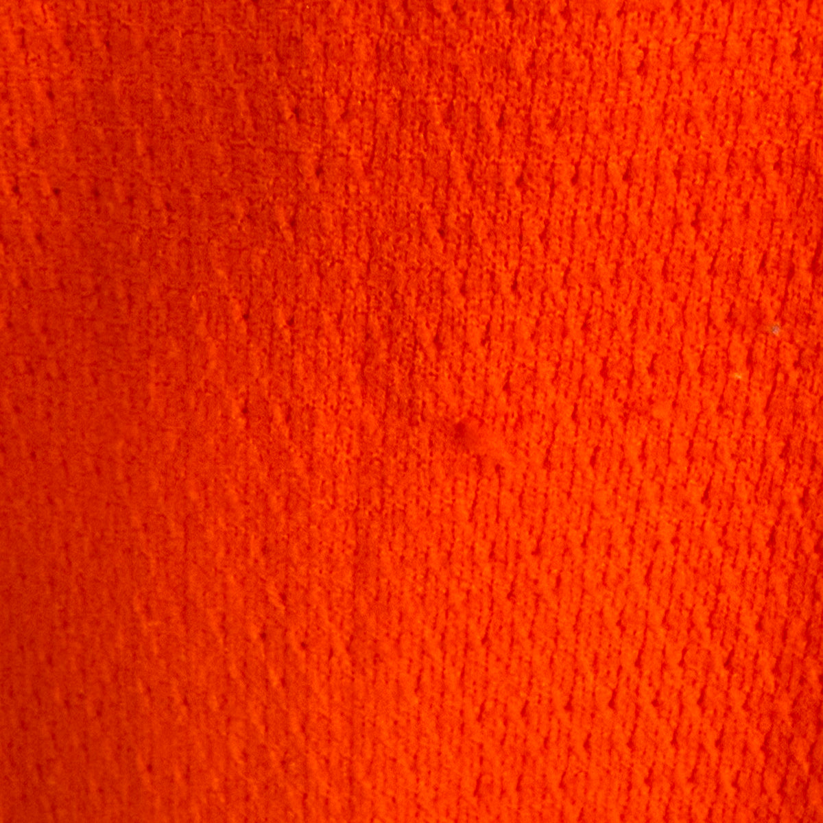 1960s/70s Orange Mesh Jersey T-Shirt, State Line Meat Co, York Arms Co Sporting Goods Memphis Size Small, No. 8