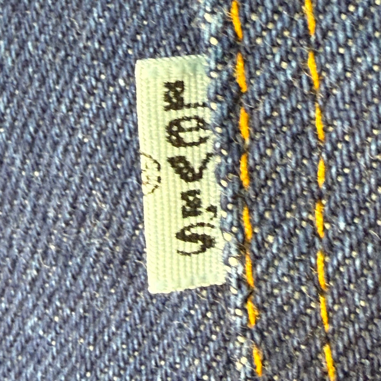 1970s/1980s Women’s Levi’s Jeans, White Patch, 29"x29", High Rise Dark Denim