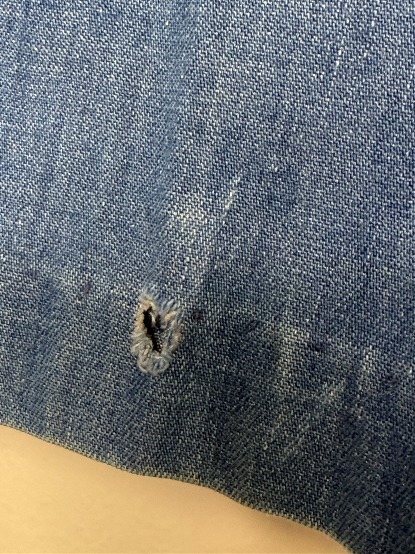 1970s Kids Bellbottom Blue Jeans with Pintucks, Sears Roebuck and Co Size 8 Slim