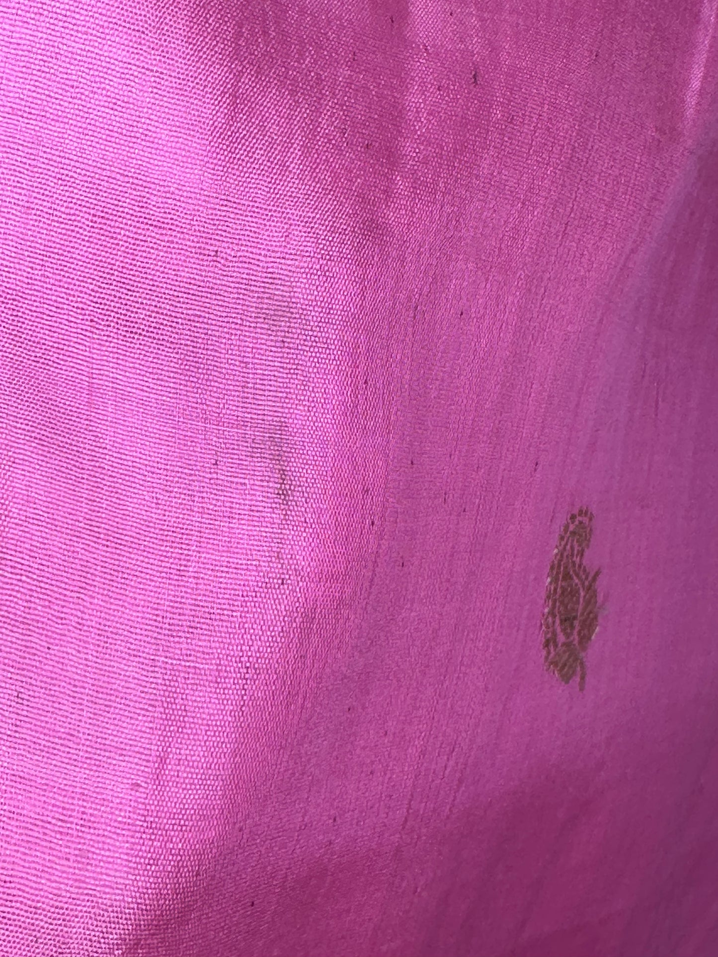 1960s Pink Indian Sari Inspired Evening Gown Maxi Dress, Size X-Small