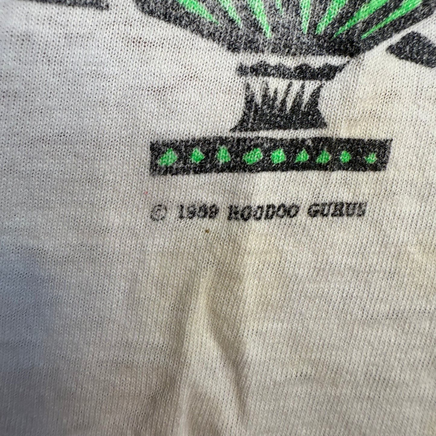 1980s Hoodoo Gurus T-Shirt, Magnum Cum Louder 1989, Distressed, Hanes Size XL
