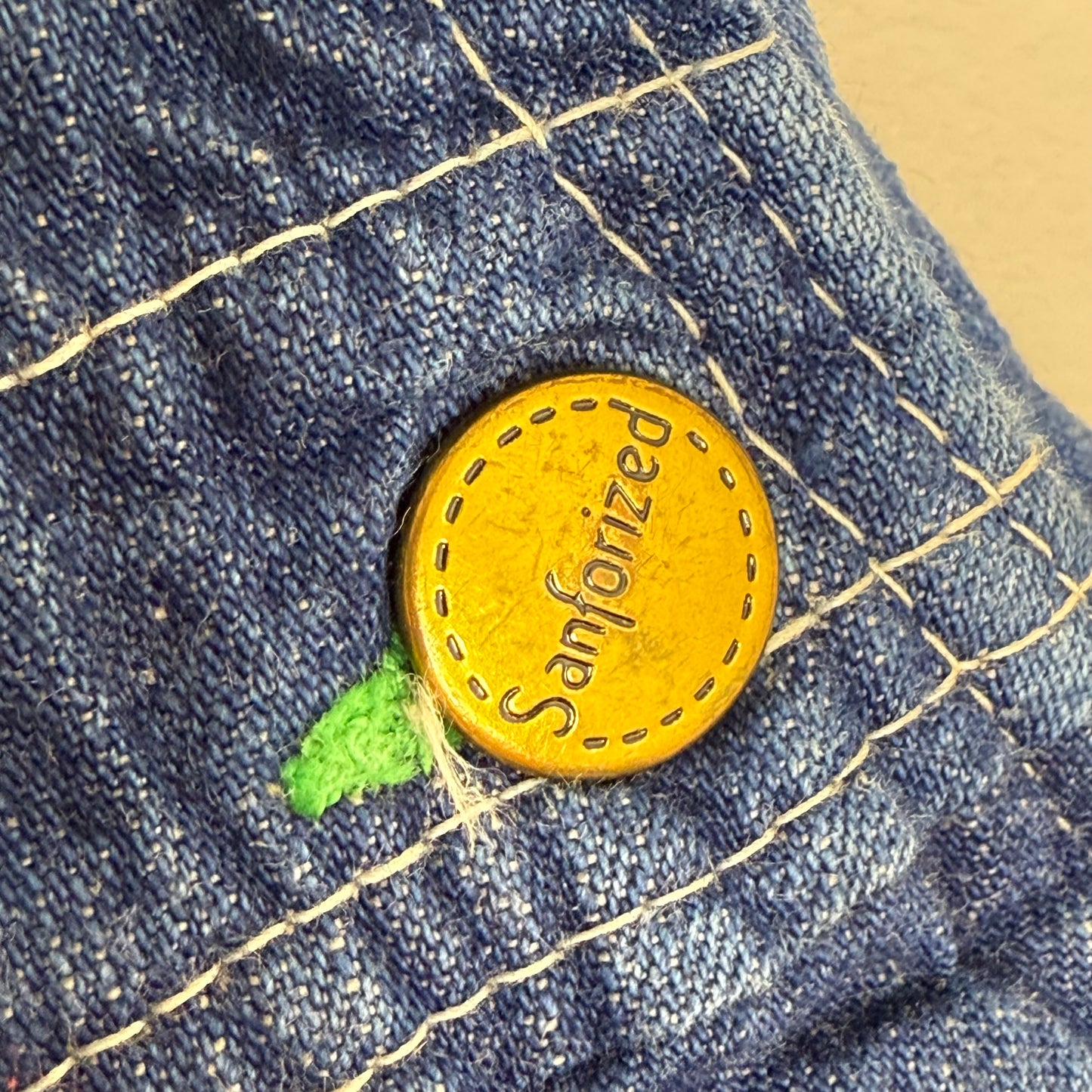 1960s/70s Kids Denim Overalls, Sanforized Size 3/4