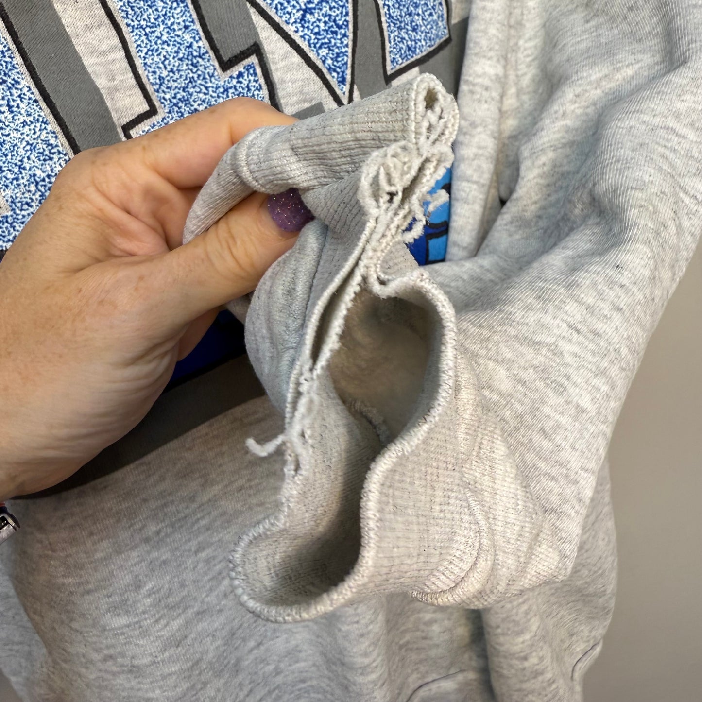 1990s The University of Memphis Sweatshirt, U M Tigers, Ultimate Sports Wear Size XXL, Distressed