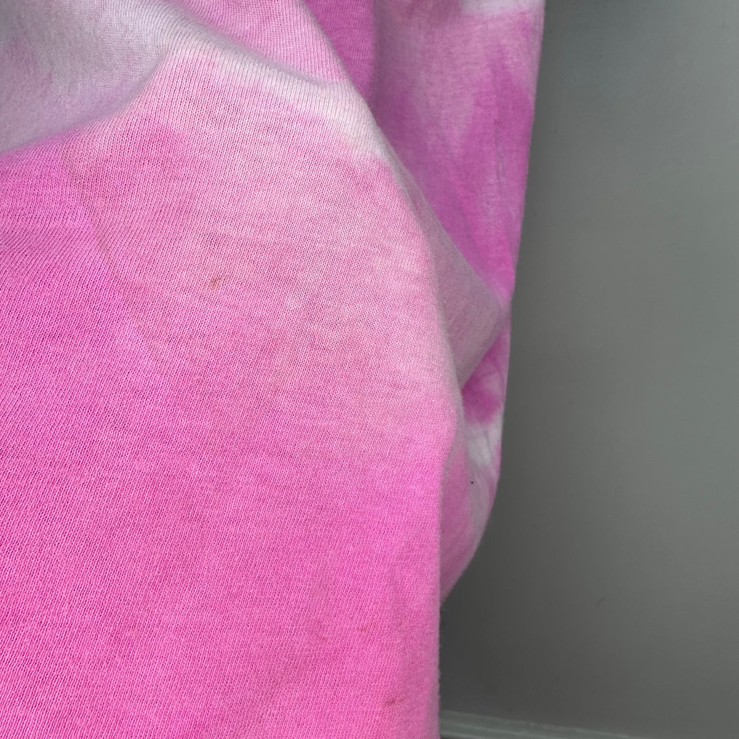 1990s Pink Tie Dye Hypercolor T-Shirt, Generra Size XL, Color Change