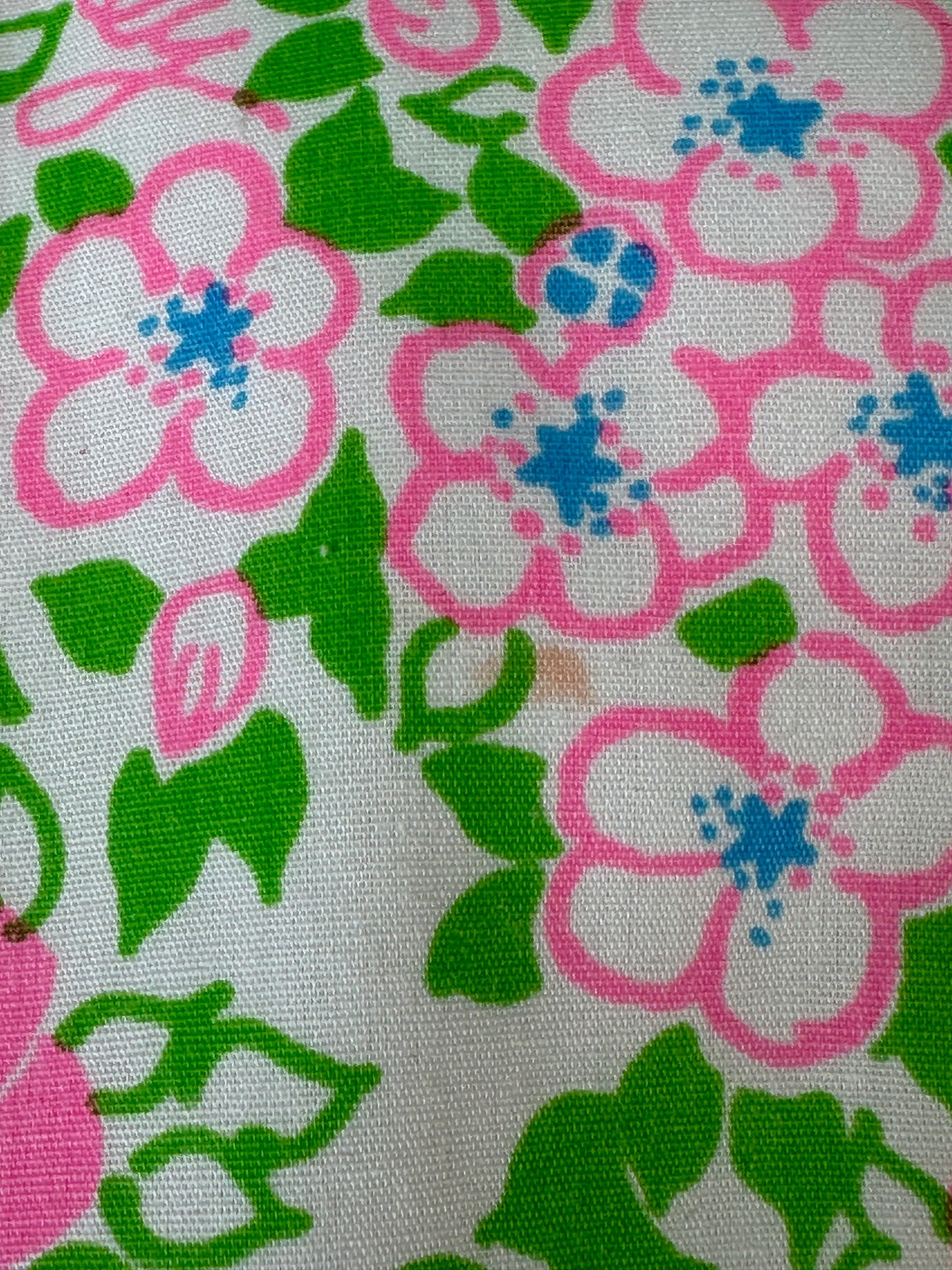 1970s The Lilly Pulitzer Short Sleeve Sheath Dress, Size Small-Medium, Pink and Green Floral
