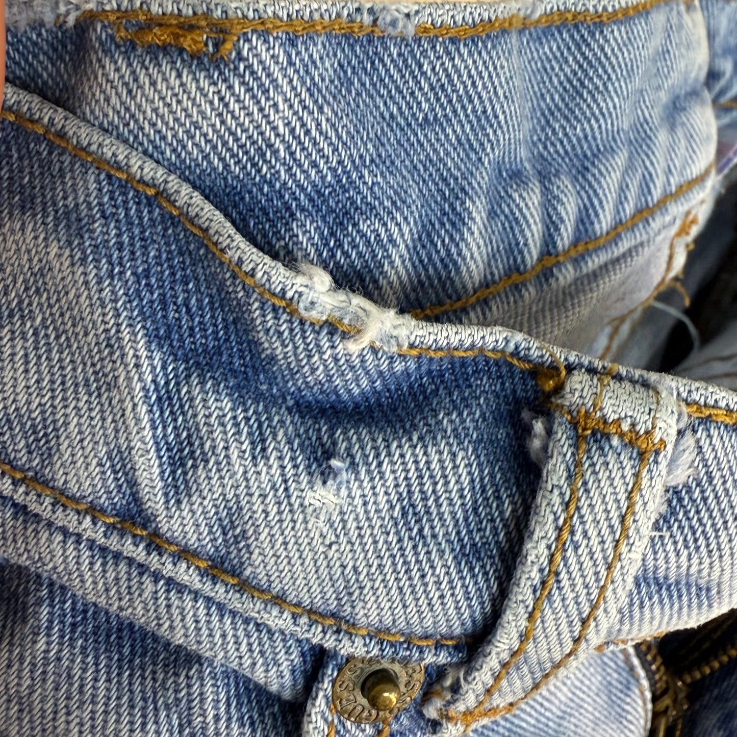 1990s Kids Blue Jeans, Baby Guess Size 4