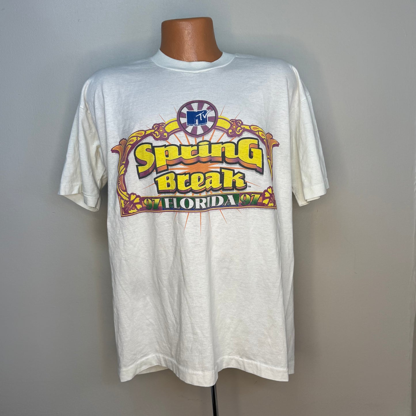 1990s MTV Spring Break Florida 97, Panama City Beach Club La Vela 1997, Fruit of the Loom Size X-Large