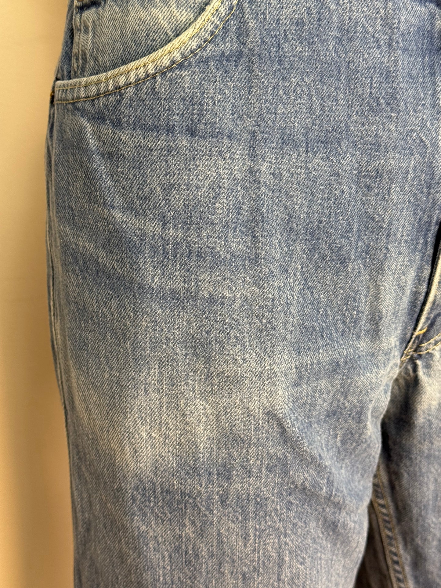 1980s Blue Jeans, Levi’s, 32"x32", Black Tab, High Rise Boot Cut