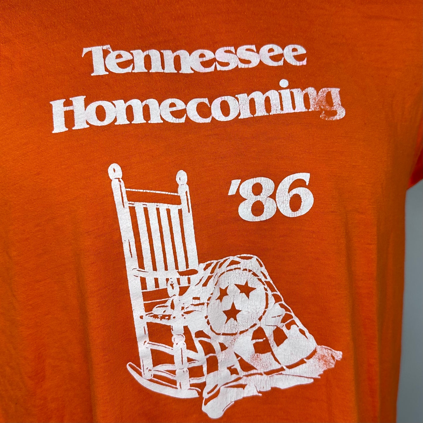 1980s Tennessee Homecoming ‘86 T-Shirt, Screen Stars Size Medium