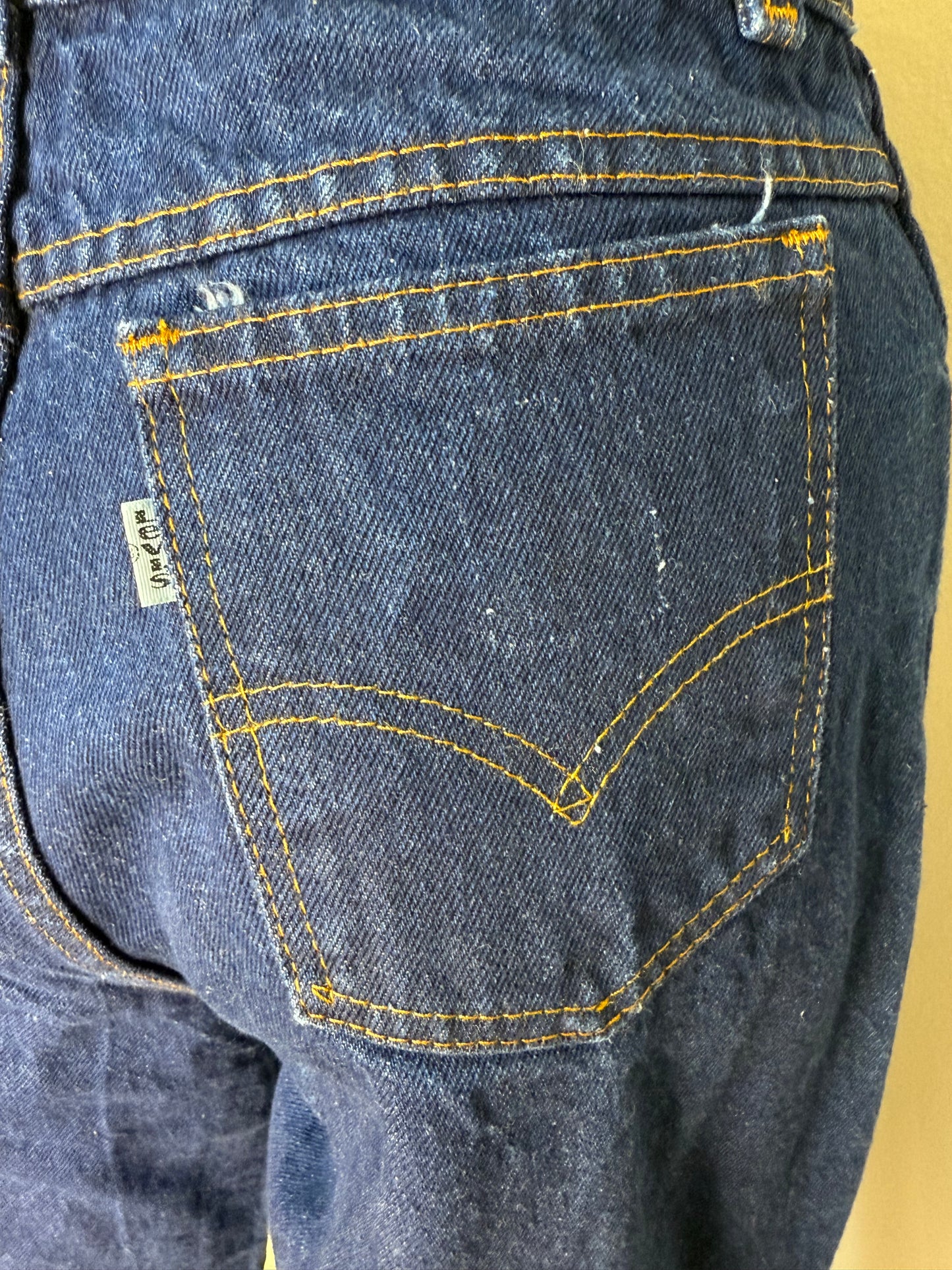 1970s/1980s Women’s Levi’s Jeans, White Patch, 29"x29", High Rise Dark Denim