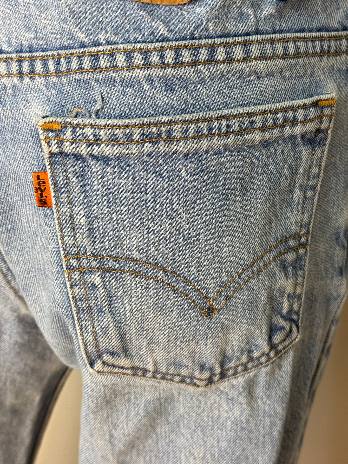 1990s Levi’s 517 Blue Jeans, 32"x31.5", High Rise Boot Cut