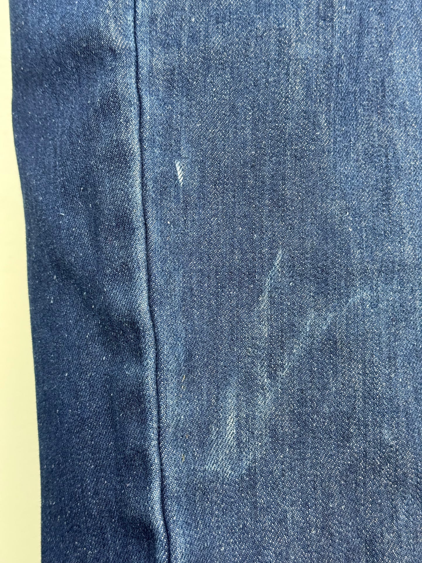 1980s Winter Levi’s Jeans, Dark Denim with Red Flannel Lining, 27"x32", High Rise Straight Leg