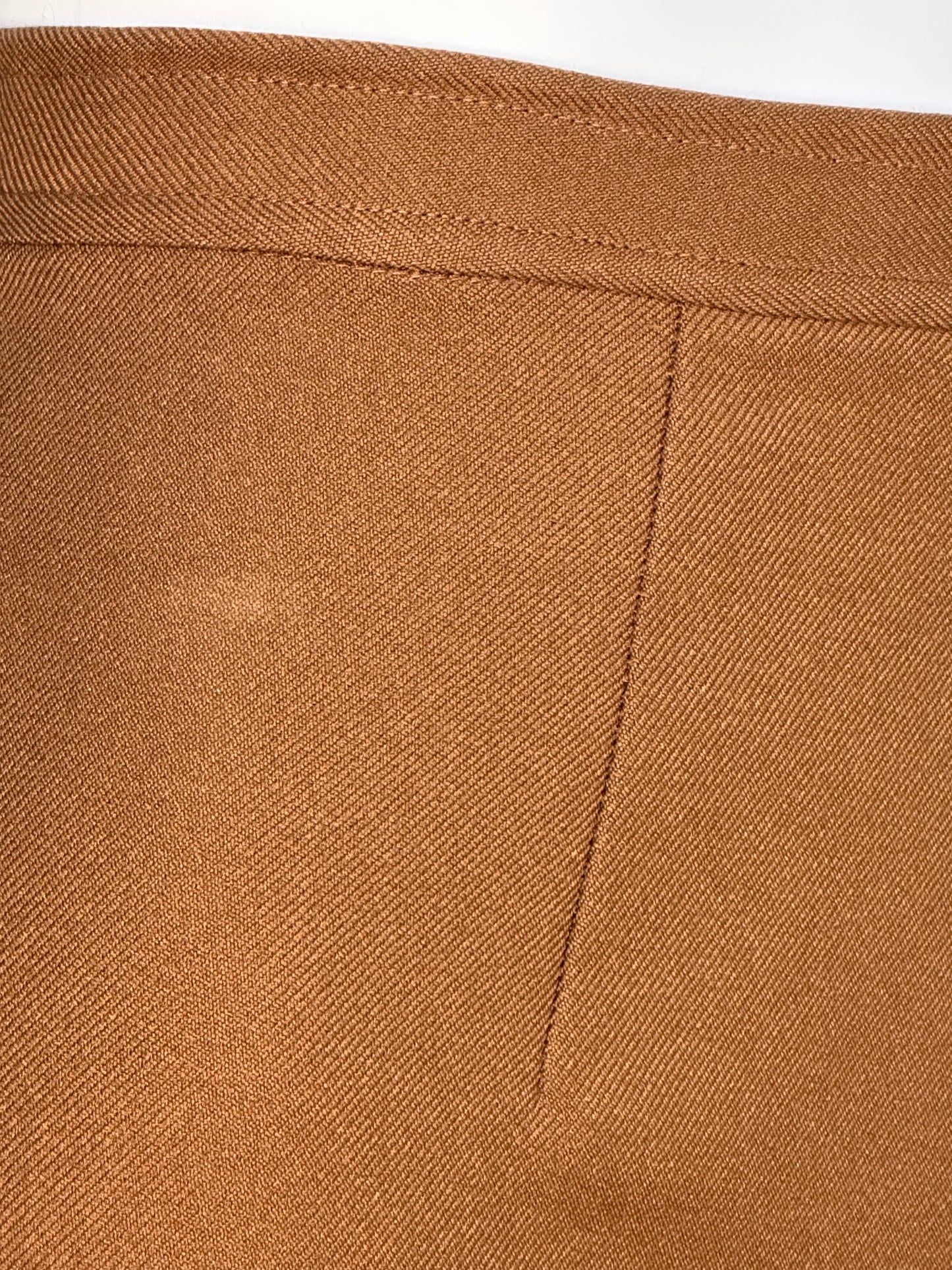 1970s Mocha Brown High Waisted Pants, Size XS/Small