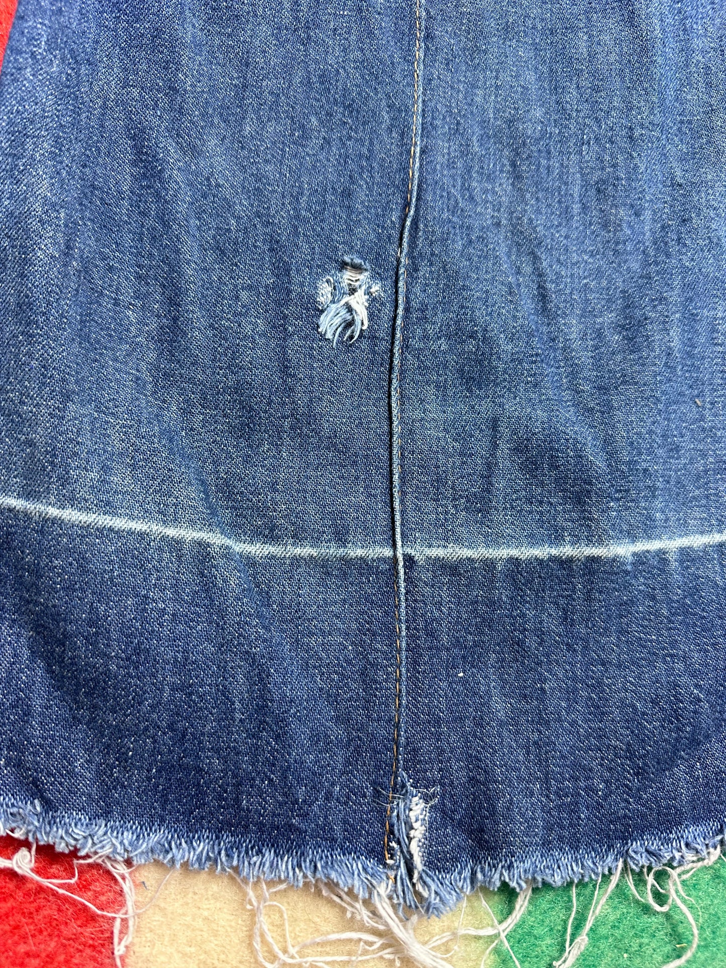 1970s Liberty Bell Bottom Blue Jeans, 38"x30.5"